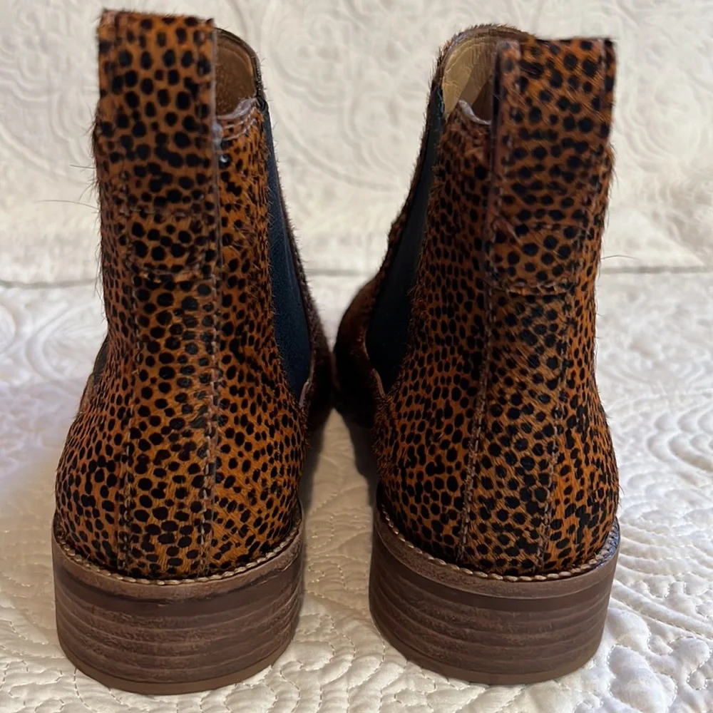 The Ainsley Chelsea Boot‎ in Spotted Calf Hair, size 7
